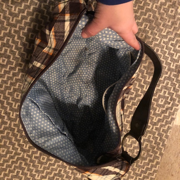 Dakine plaid shoulder slouchy beach bag - Picture 5 of 6